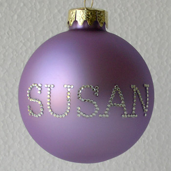 Lavender Personalized Ornament