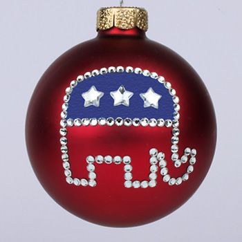 Republican Party Elephant Ornament