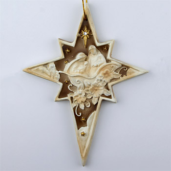 Nativity Star of Bethlehem Ornament